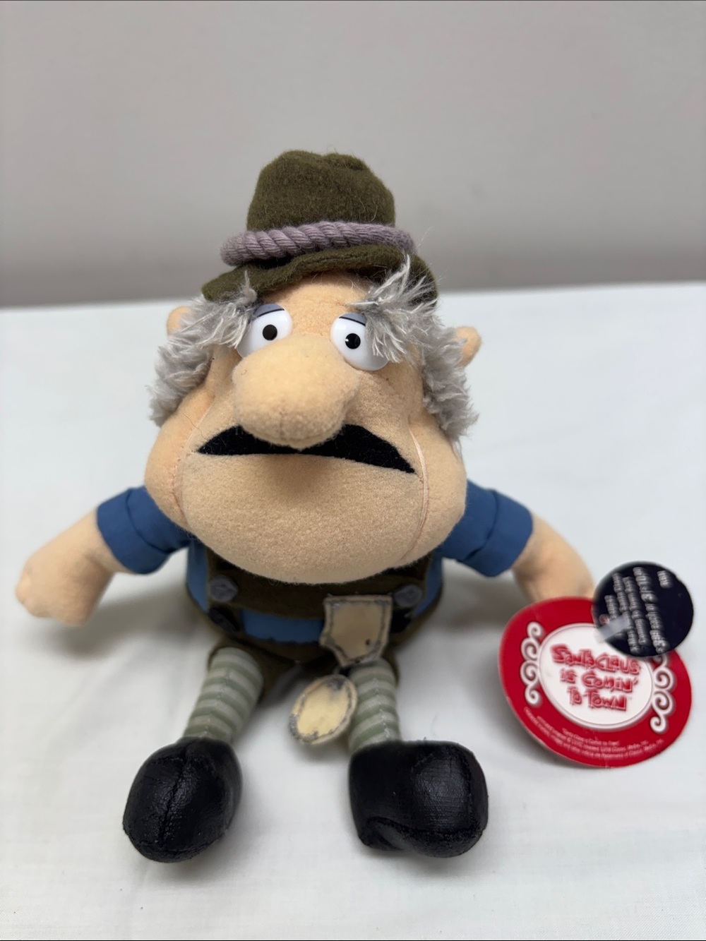 Burgermeister Meisterburger 8" Plush Santa Claus Is Coming To Town w/ TAG